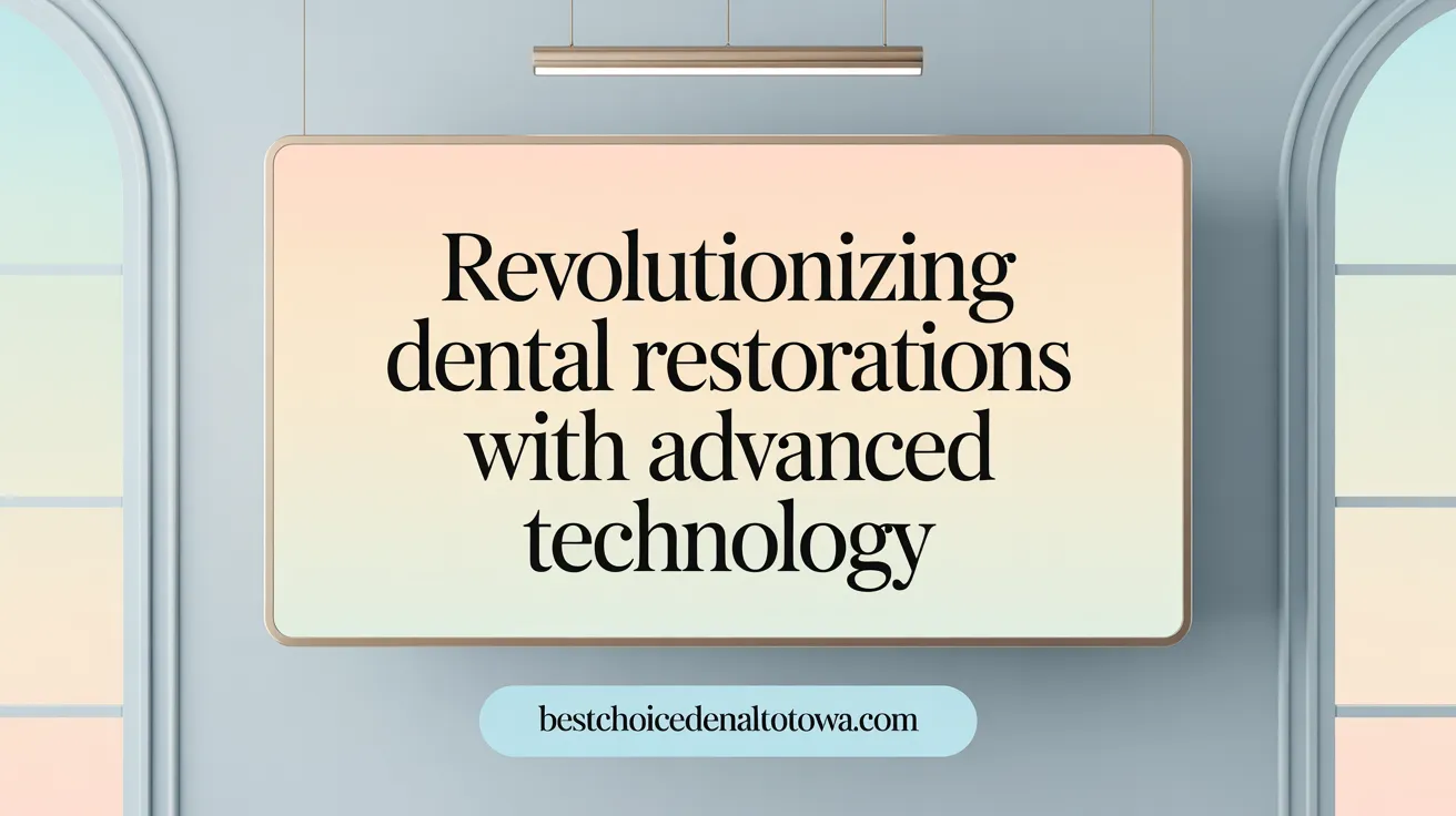 Revolutionizing Dental Restorations with Advanced Technology