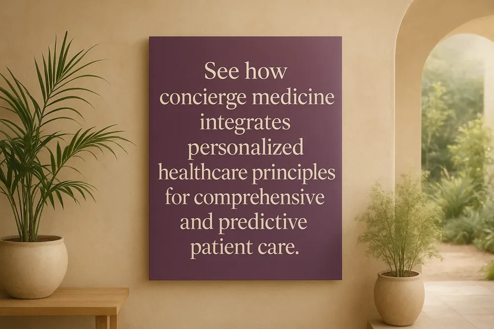 See how concierge medicine integrates personalized healthcare principles for comprehensive and predictive patient care.