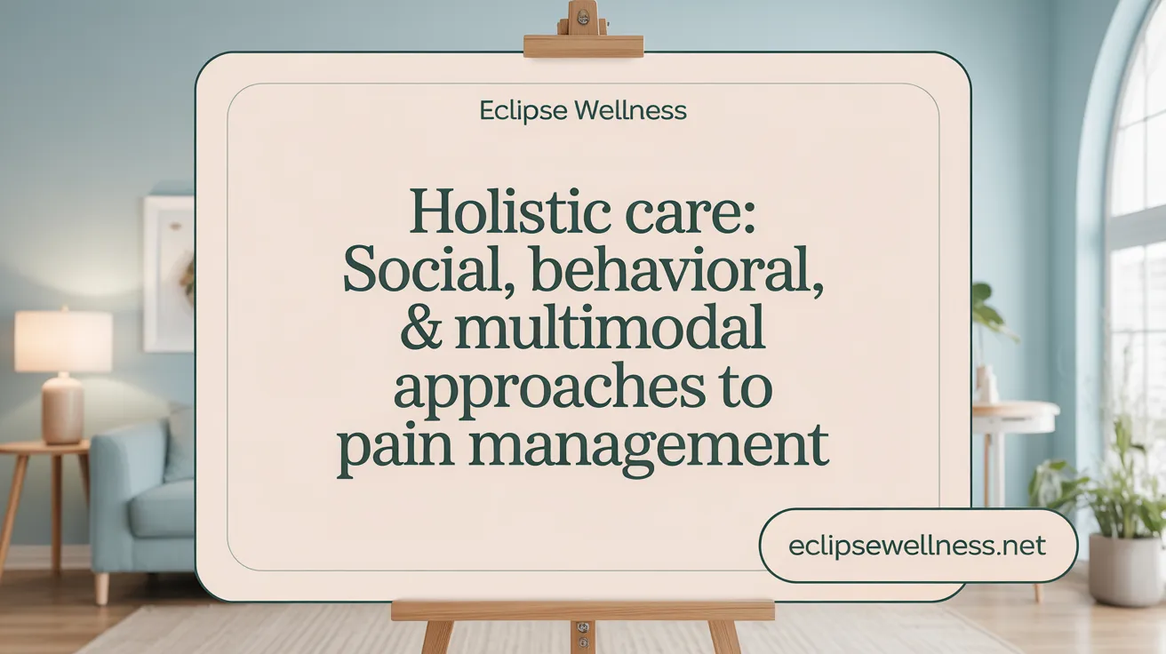 Holistic Care: Social, Behavioral, & Multimodal Approaches to Pain Management