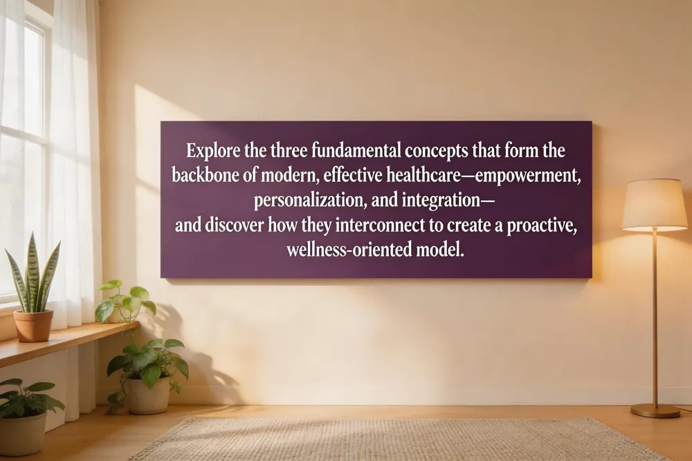 Explore the three fundamental concepts that form the backbone of modern, effective healthcare—empowerment, personalization, and integration—and discover how they interconnect to create a proactive, wellness-oriented model.