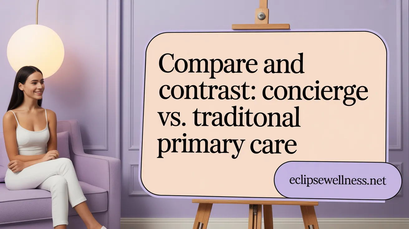 Compare and Contrast: Concierge vs. Traditional Primary Care