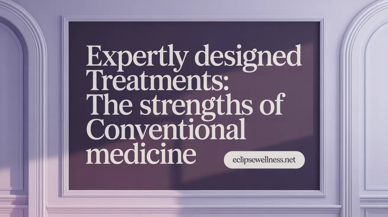 Expertly Designed Treatments: The Strengths of Conventional Medicine