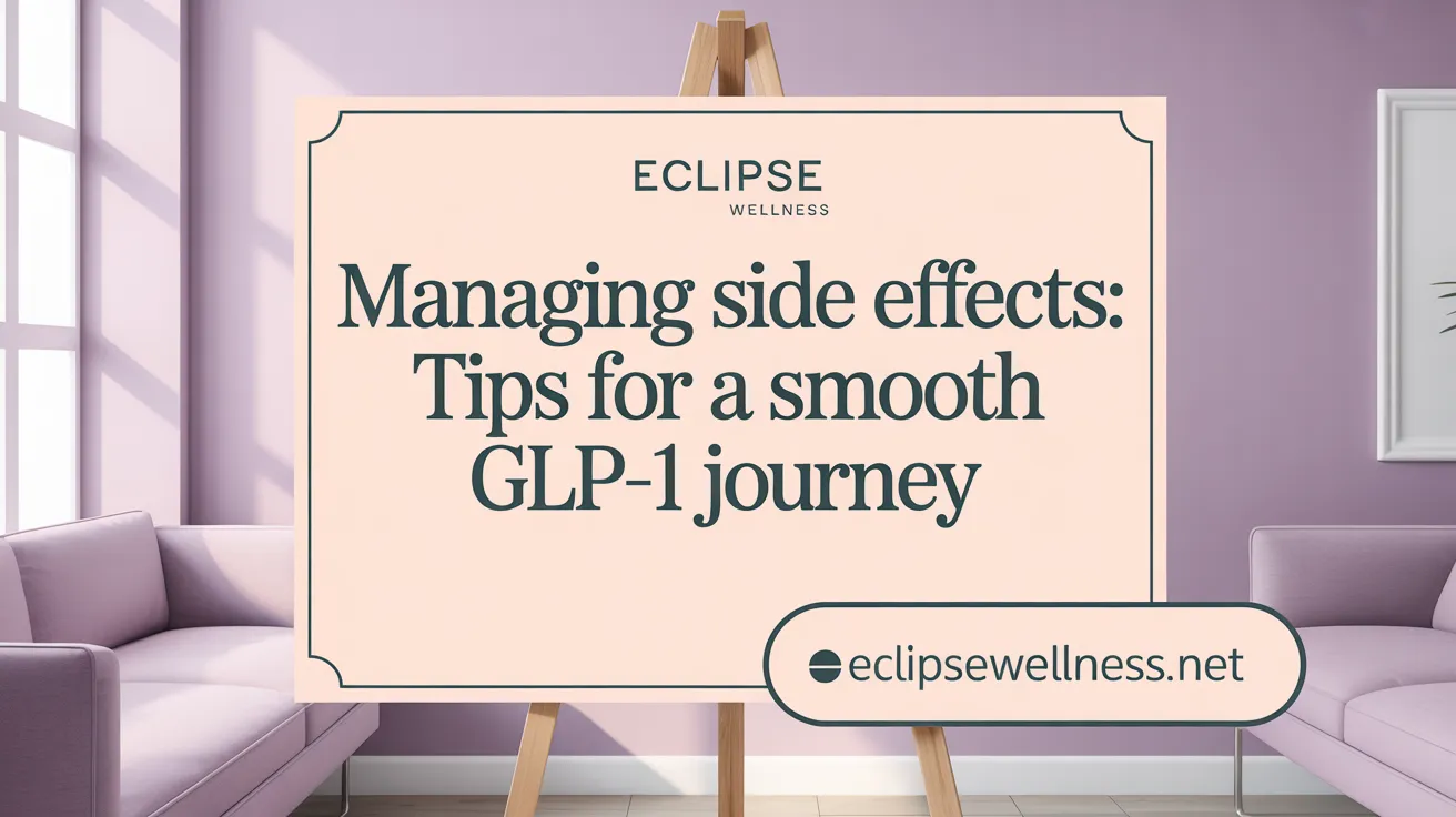 Managing Side Effects: Tips for a Smooth GLP-1 Journey