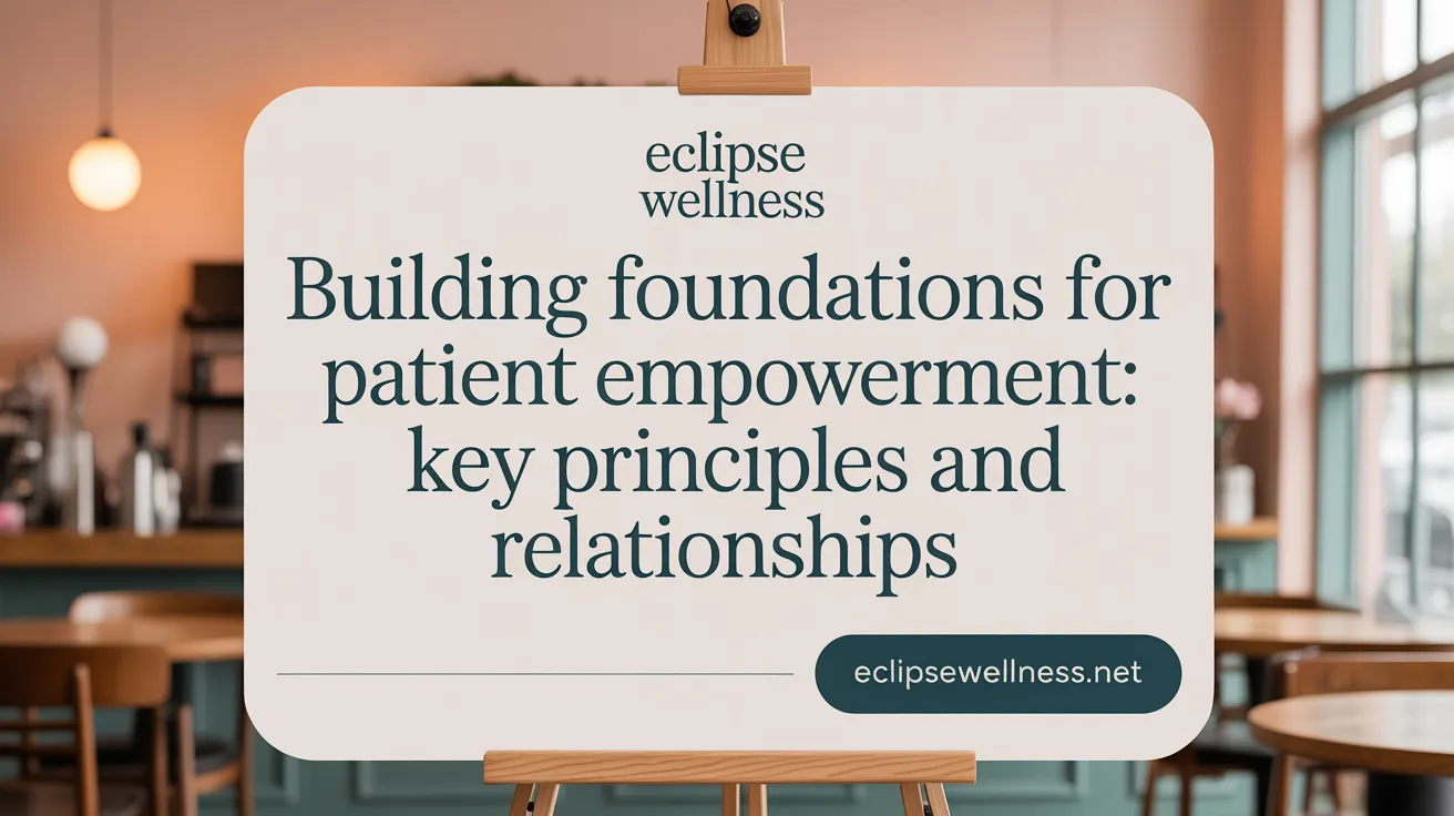 Building Foundations for Patient Empowerment: Key Principles and Relationships