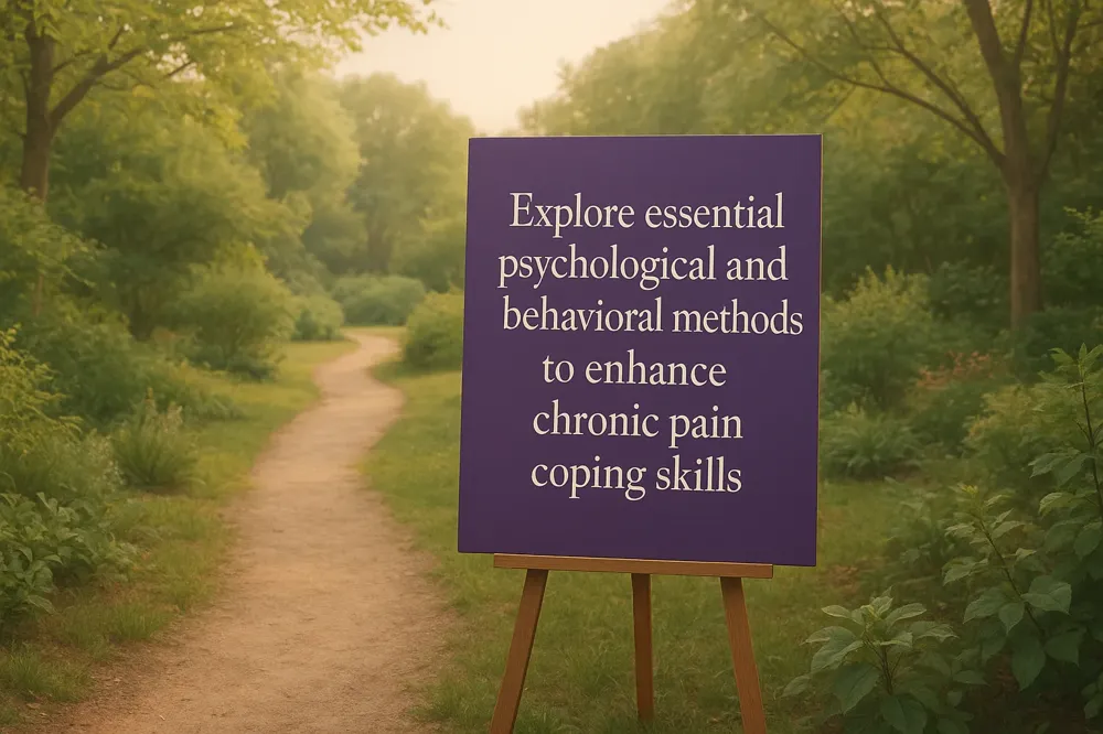 Explore essential psychological and behavioral methods to enhance chronic pain coping skills.