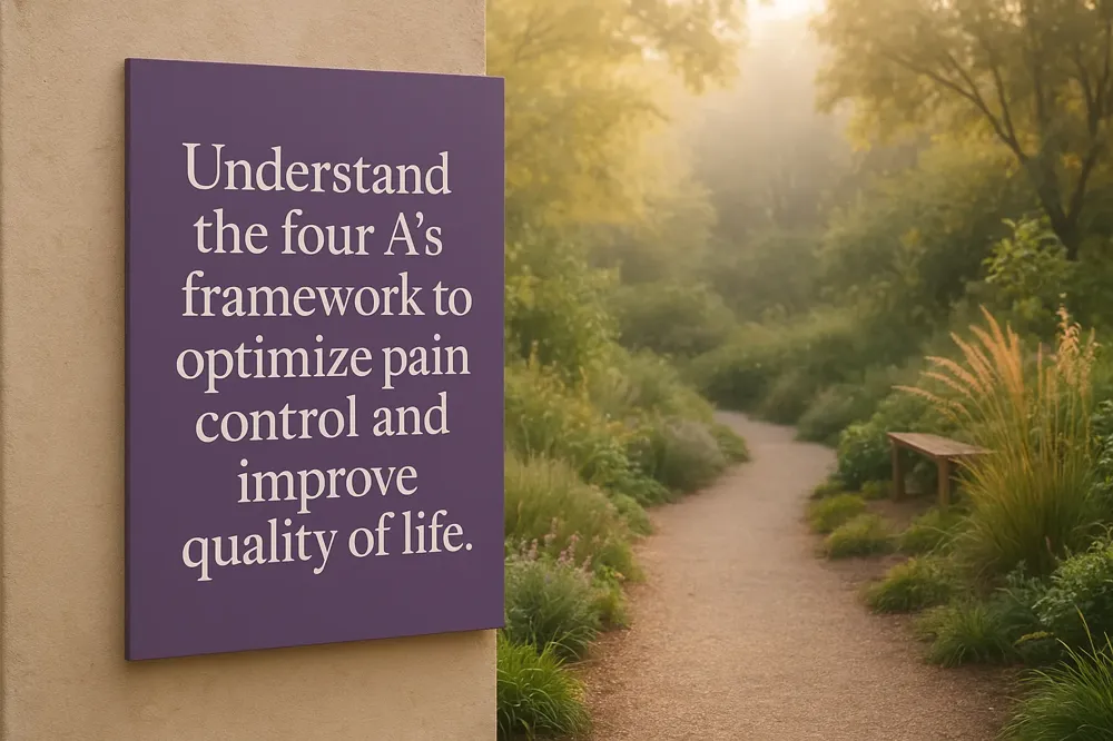Understand the four A’s framework to optimize pain control and improve quality of life.