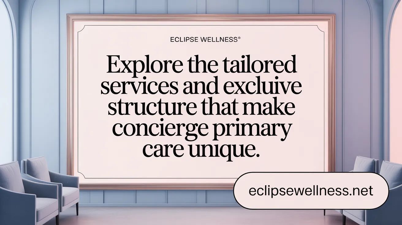 Explore the tailored services and exclusive structure that make concierge primary care unique.
