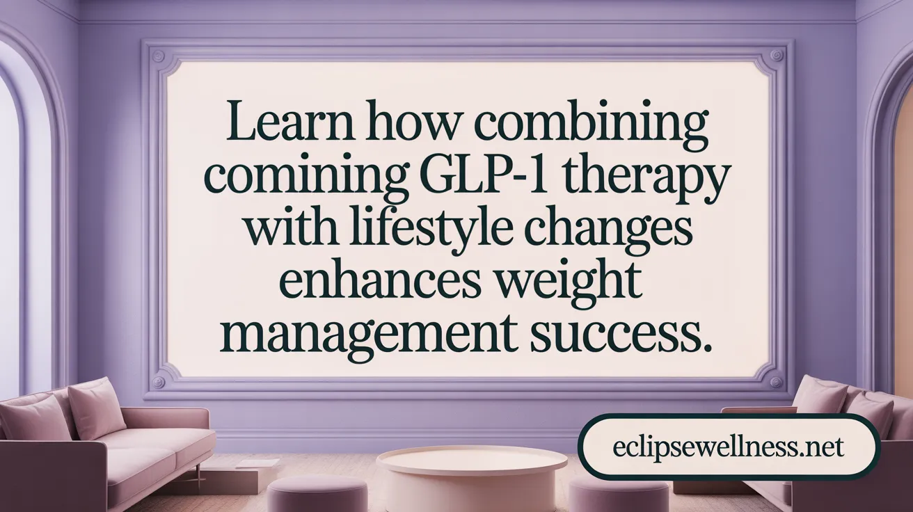 Learn how combining GLP-1 therapy with lifestyle changes enhances weight management success.