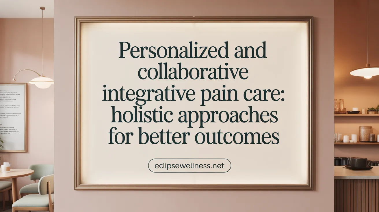 Personalized and Collaborative Integrative Pain Care: Holistic Approaches for Better Outcomes