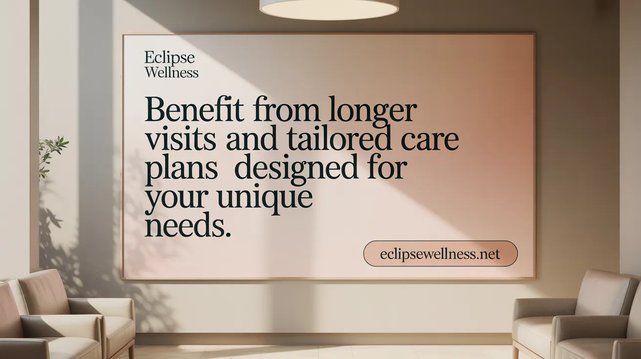 Benefit from longer visits and tailored care plans designed for your unique needs.