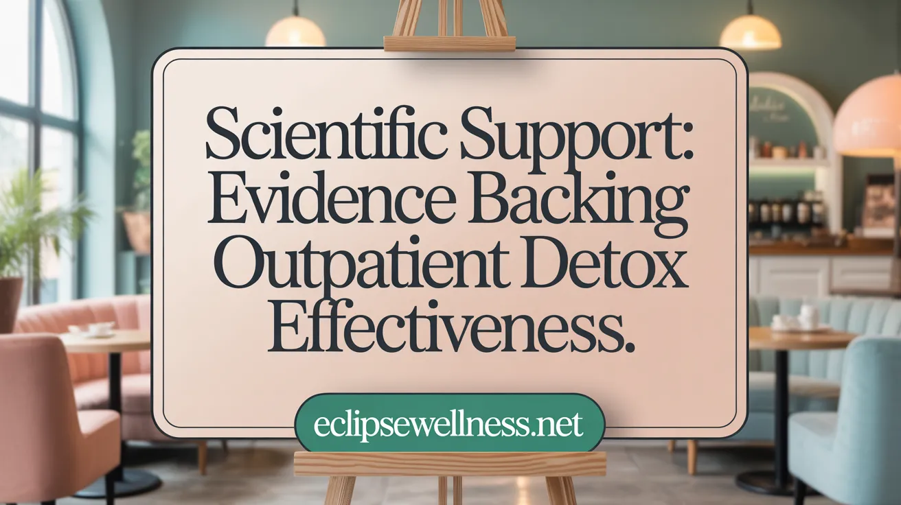 Scientific Support: Evidence Backing Outpatient Detox Effectiveness