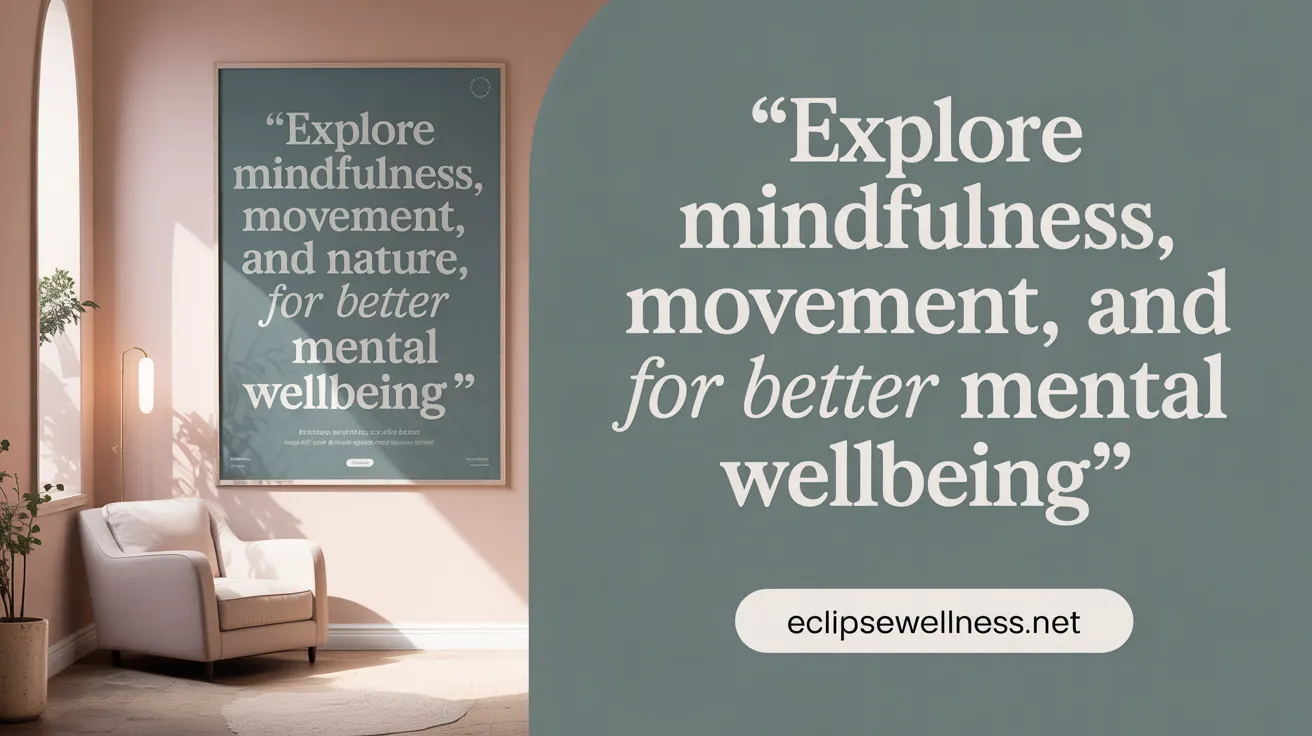 Explore Mindfulness, Movement, and Nature for Better Mental Wellbeing