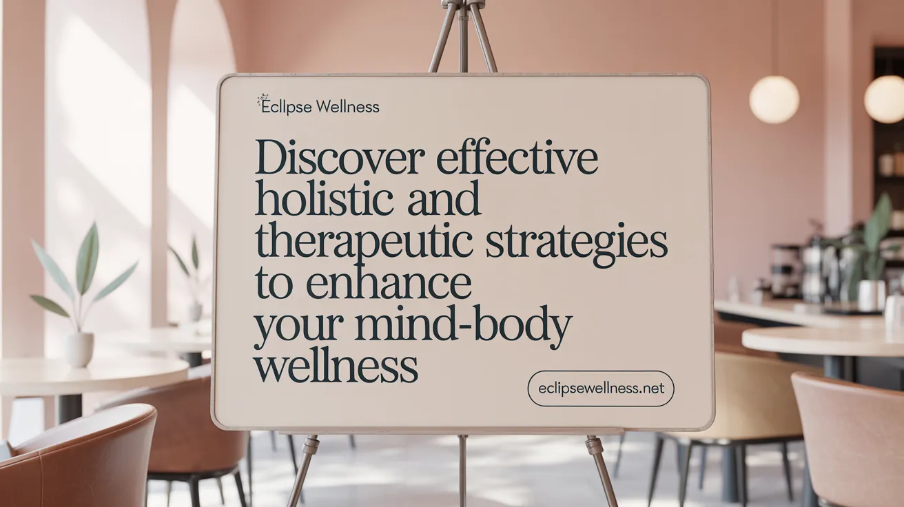 Discover Effective Holistic and Therapeutic Strategies to Enhance Your Mind-Body Wellness