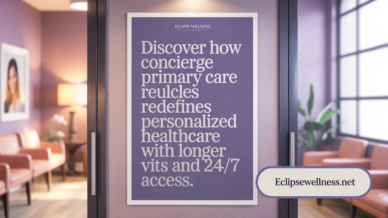Discover how concierge primary care redefines personalized healthcare with longer visits and 24/7 access.
