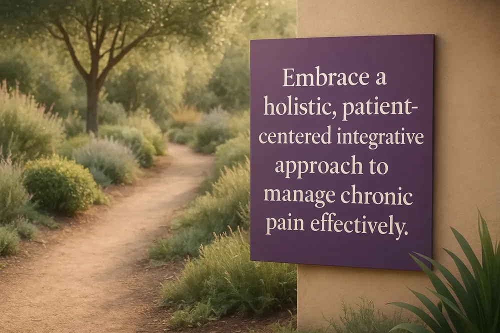 Embrace a holistic, patient-centered integrative approach to manage chronic pain effectively.