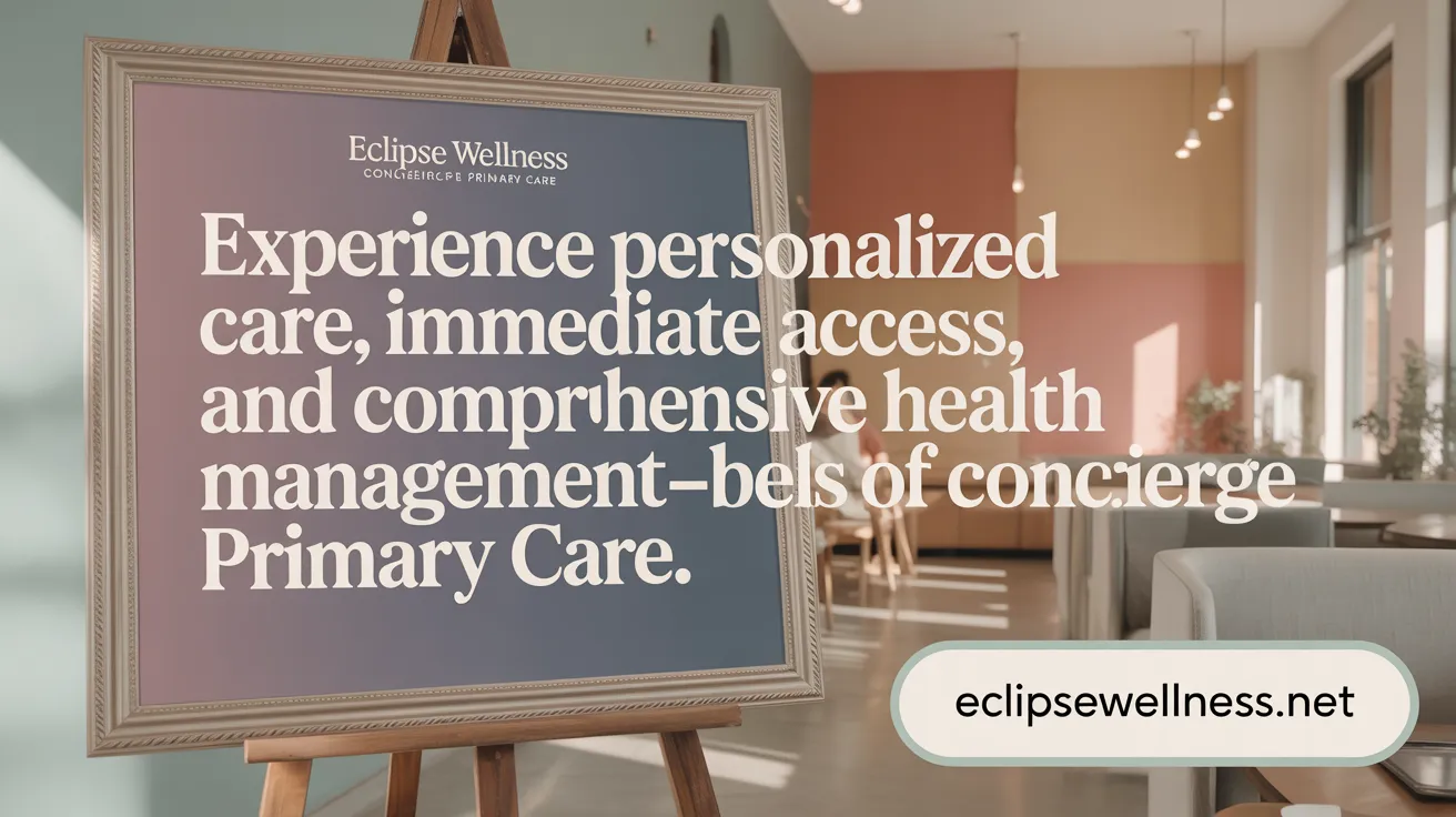Experience personalized care, immediate access, and comprehensive health management—benefits of concierge primary care.