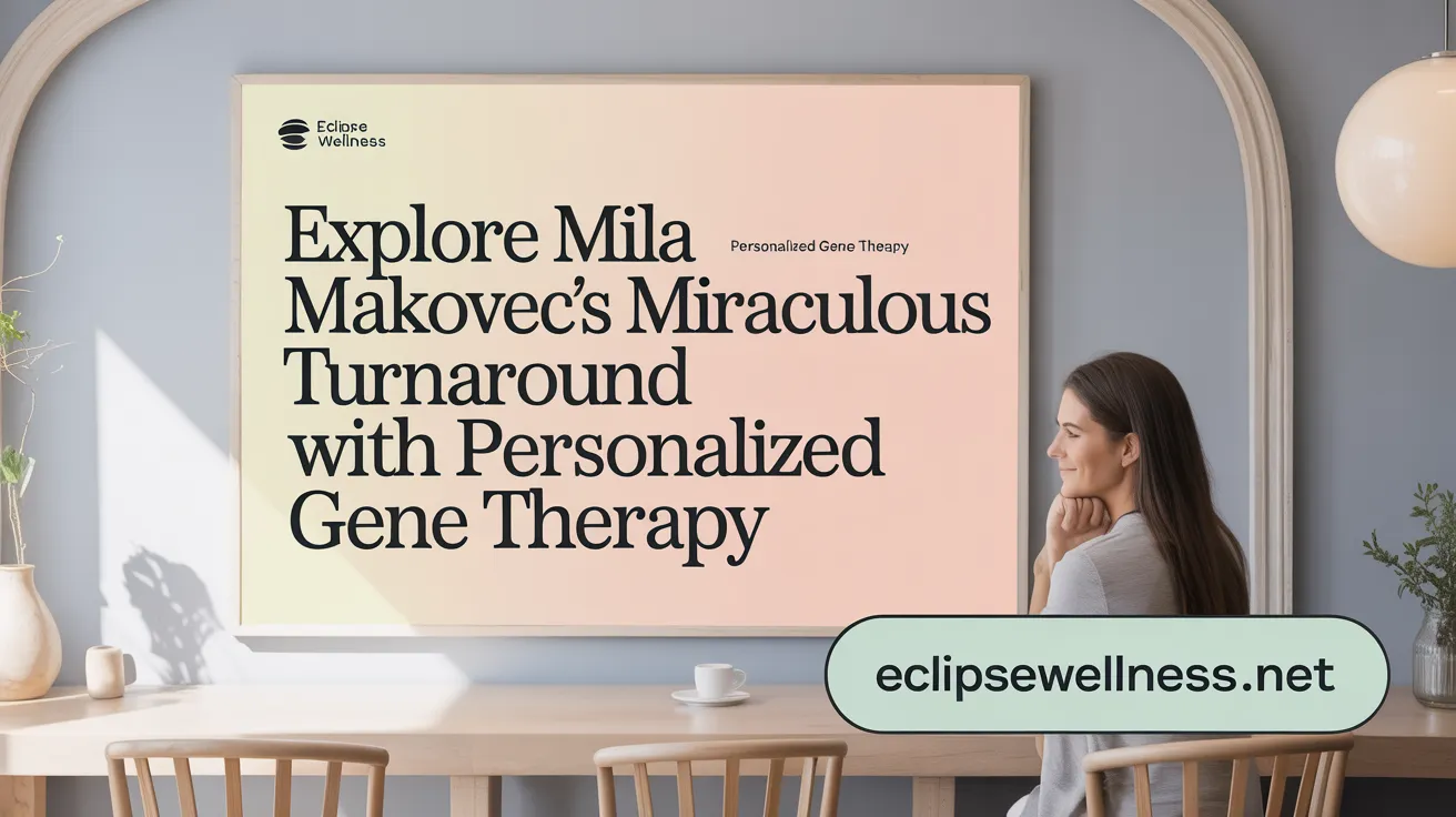 Explore Mila Makovec's miraculous turnaround with personalized gene therapy