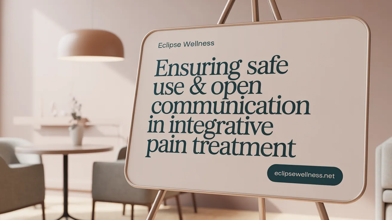 Ensuring Safe Use & Open Communication in Integrative Pain Treatment