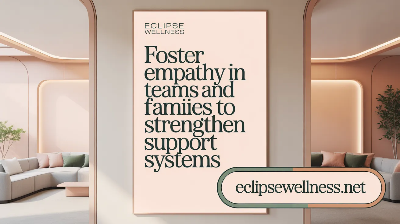 Foster Empathy in Teams and Families to Strengthen Support Systems