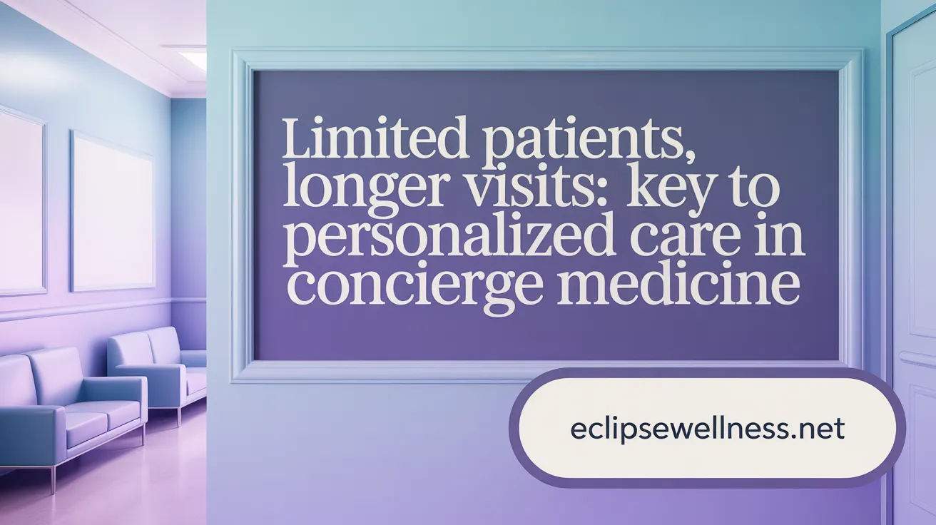 Limited Patients, Longer Visits: The Key to Personalized Care in Concierge Medicine