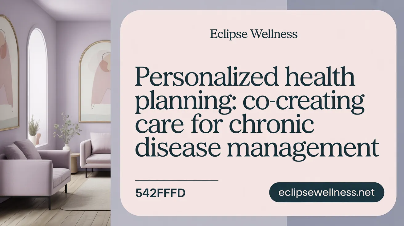 Personalized Health Planning: Co-creating Care for Chronic Disease Management