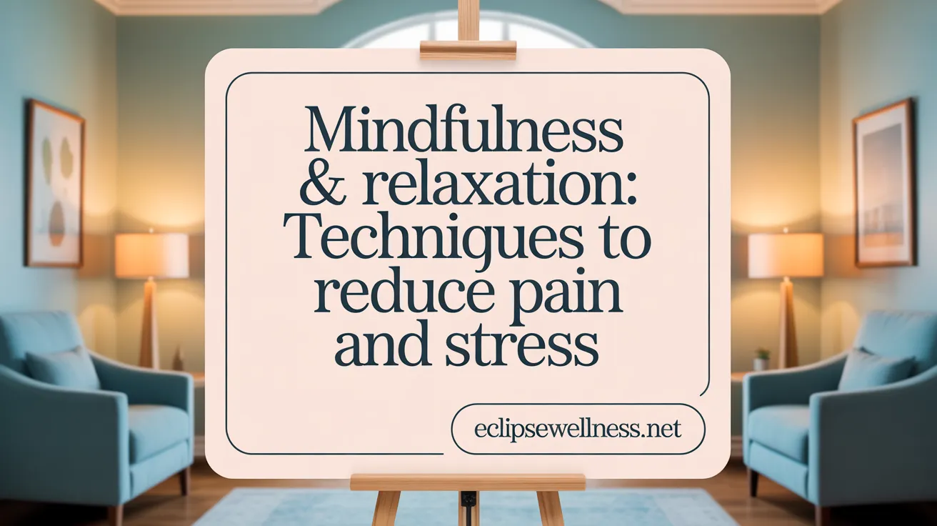 Mindfulness & Relaxation: Techniques to Reduce Pain and Stress