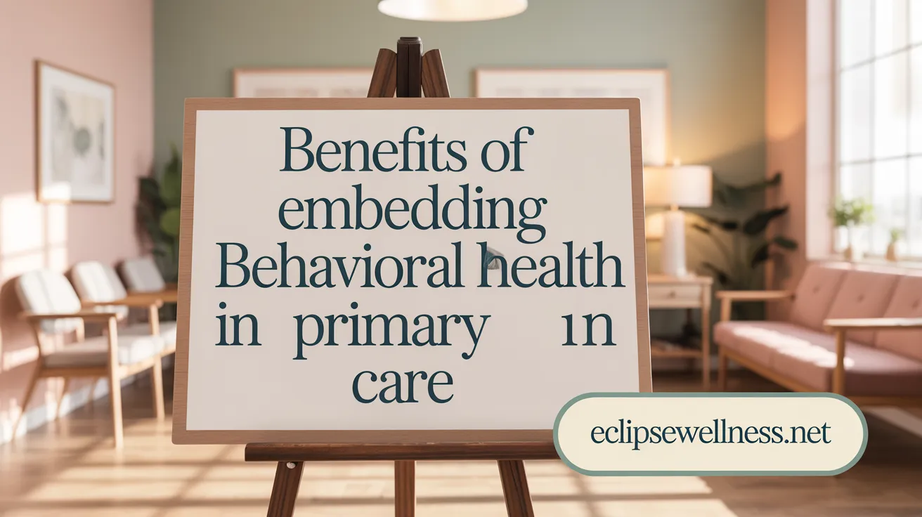 Benefits of Embedding Behavioral Health in Primary Care