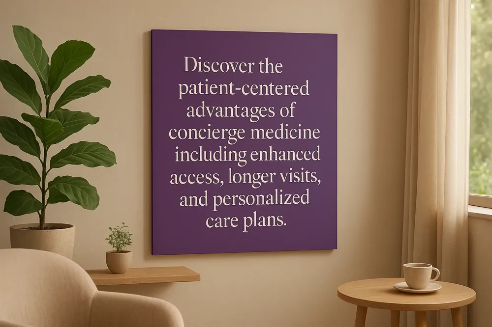 Discover the patient-centered advantages of concierge medicine including enhanced access, longer visits, and personalized care plans.