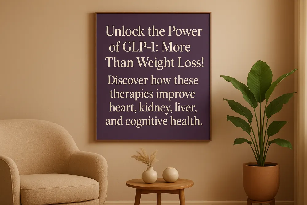 Unlock the Power of GLP-1: More Than Weight Loss! Discover how these therapies improve heart, kidney, liver, and cognitive health.