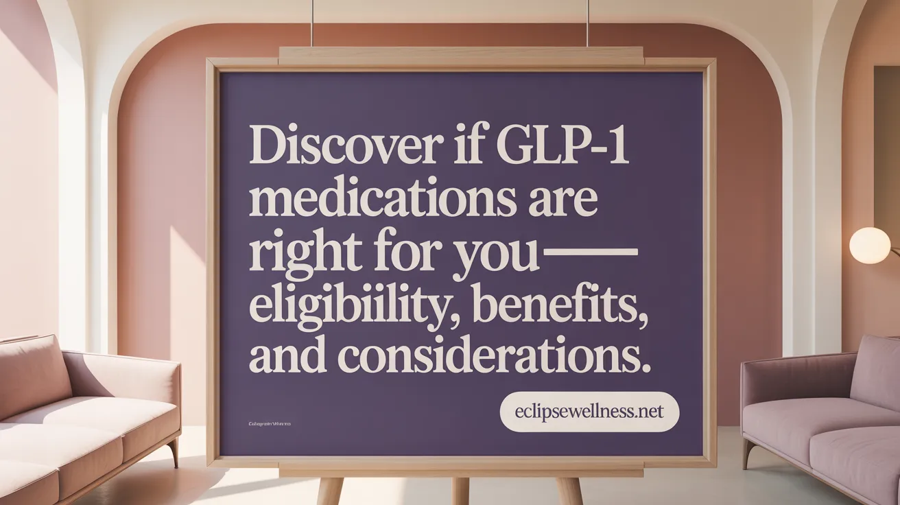 Discover if GLP-1 medications are right for you—eligibility, benefits, and considerations.