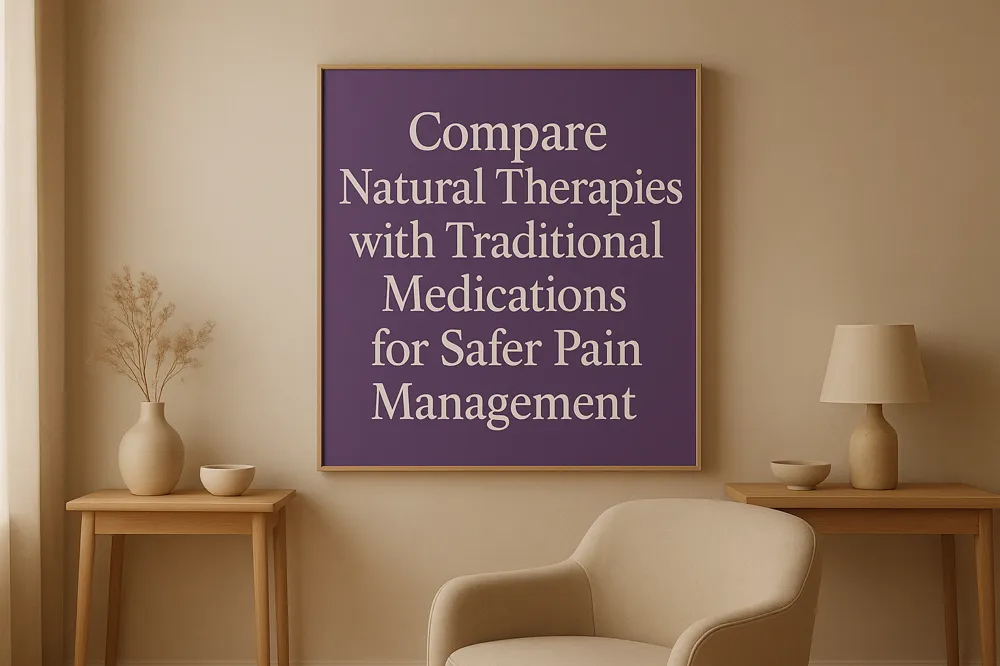 Compare Natural Therapies with Traditional Medications for Safer Pain Management