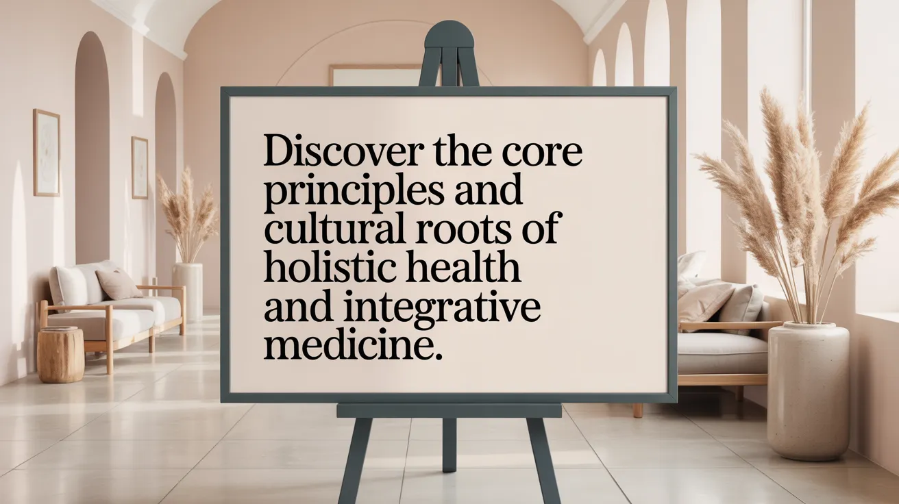 Discover the core principles and cultural roots of holistic health and integrative medicine.