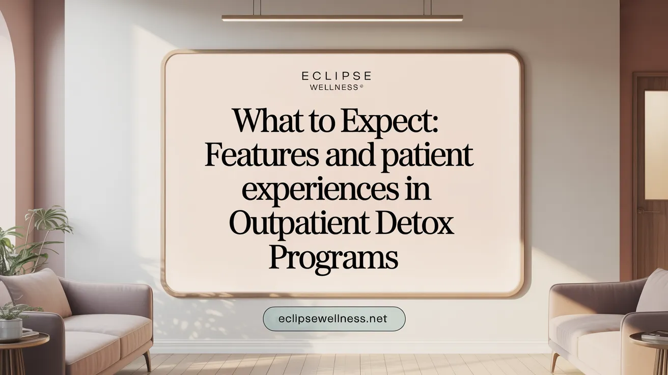 What to Expect: Features and Patient Experiences in Outpatient Detox Programs