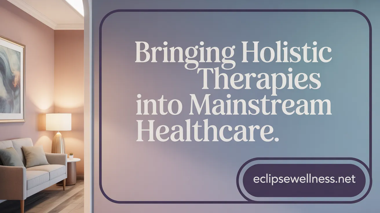 Bringing Holistic Therapies into Mainstream Healthcare