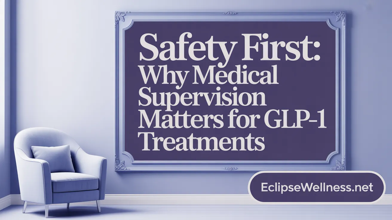 Safety First: Why Medical Supervision Matters for GLP-1 Treatments