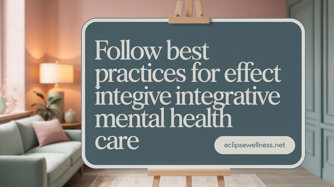 Follow Best Practices for Effective Integrative Mental Health Care