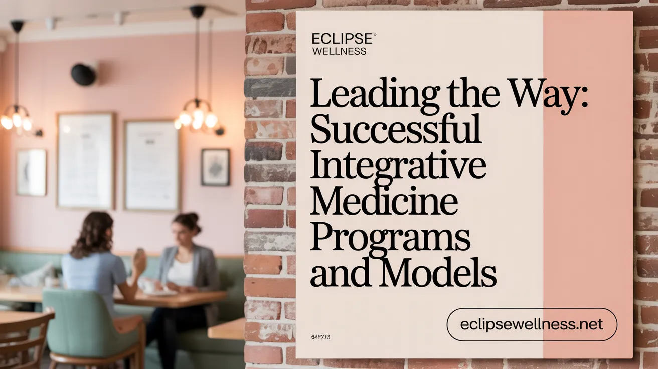 Leading the Way: Successful Integrative Medicine Programs and Models
