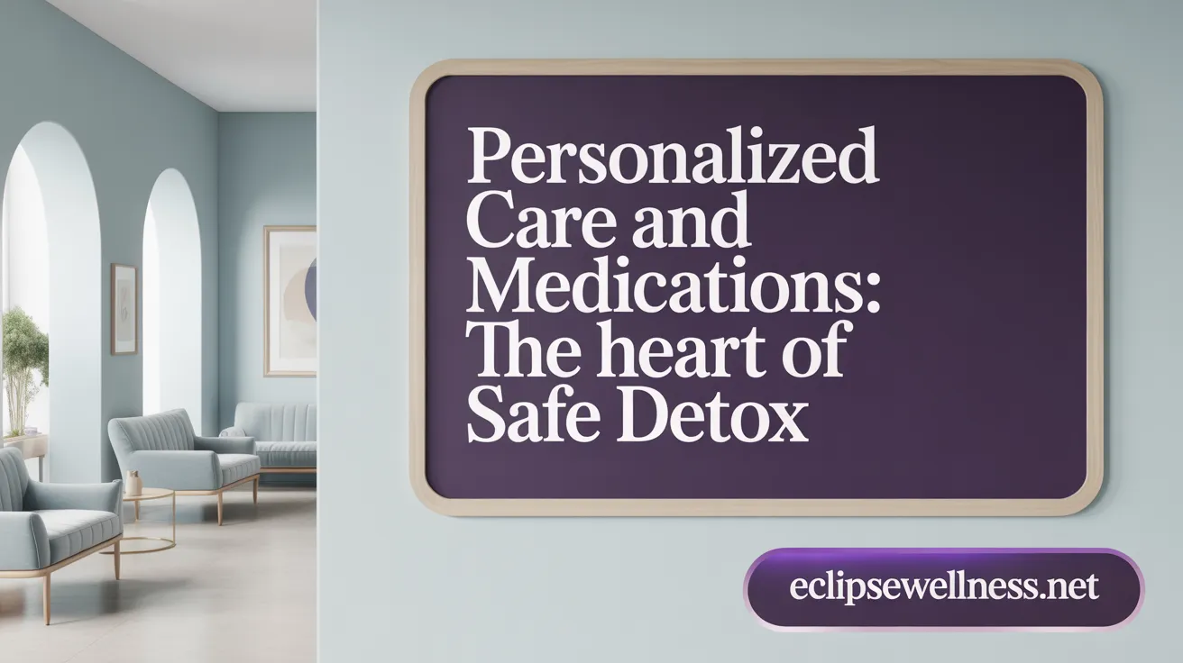 Personalized Care and Medications: The Heart of Safe Detox