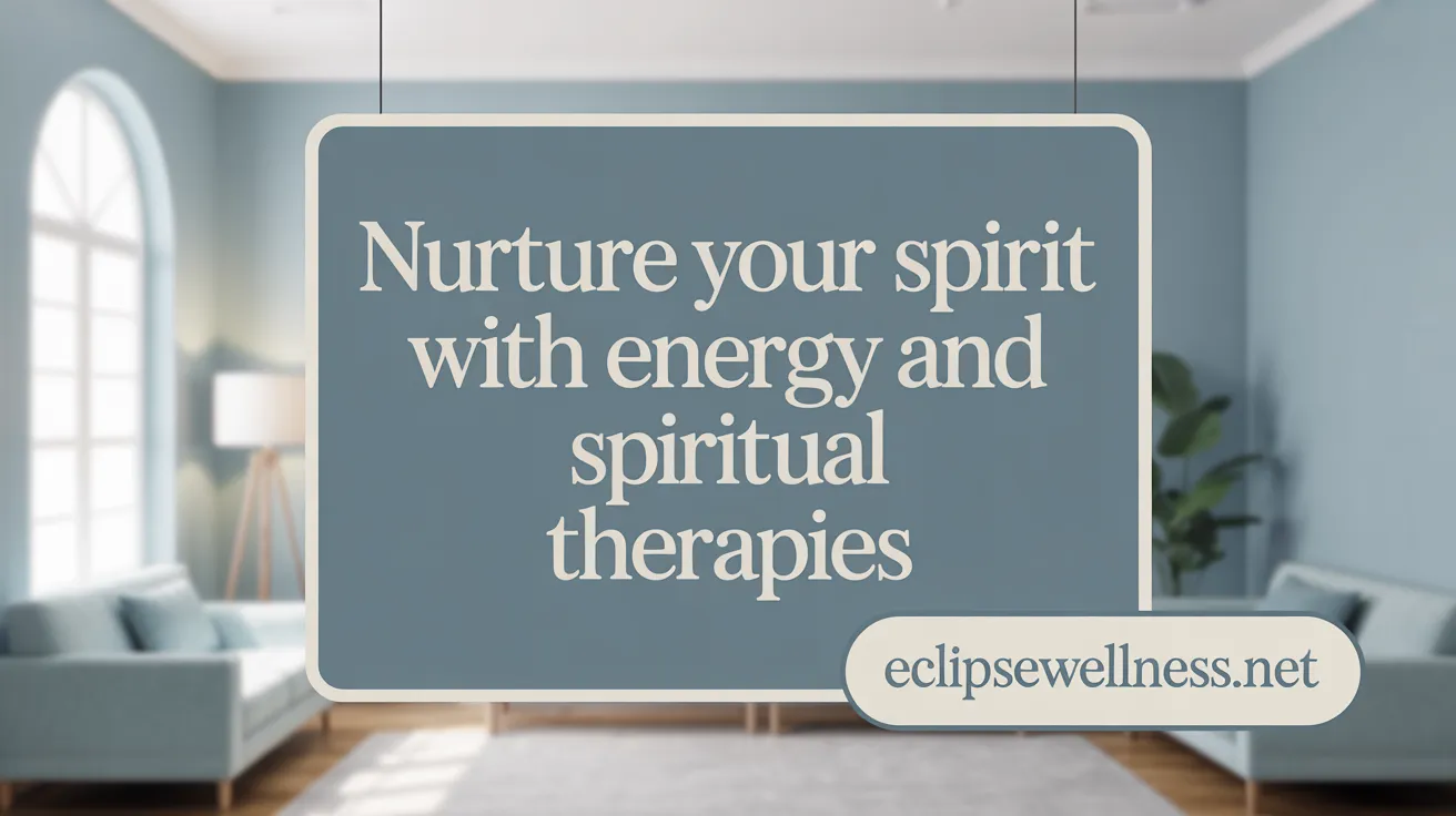 Nurture Your Spirit with Energy and Spiritual Therapies