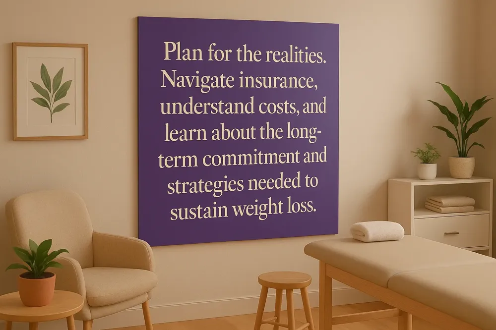 Plan for the realities. Navigate insurance, understand costs, and learn about the long-term commitment and strategies needed to sustain weight loss.
