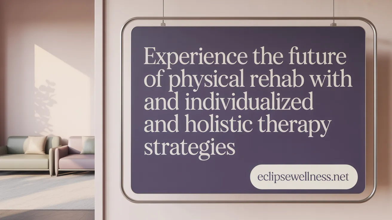 Experience the future of physical rehab with individualized and holistic therapy strategies