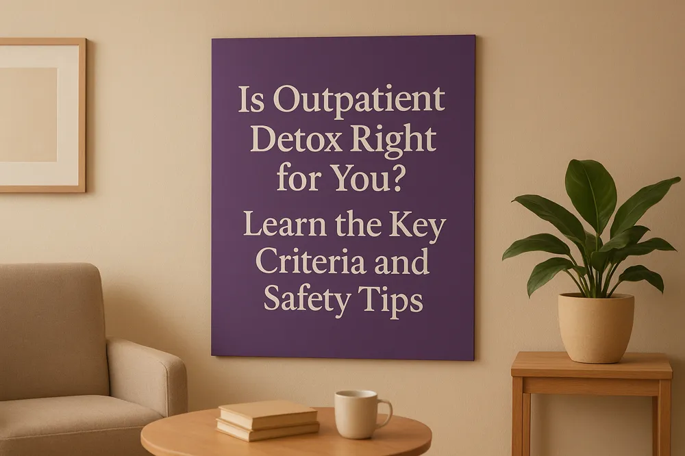 Is Outpatient Detox Right for You? Learn the Key Criteria and Safety Tips