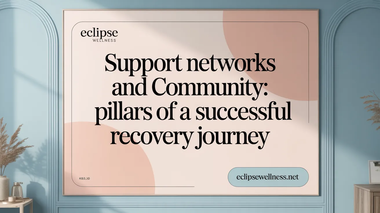 Support Networks and Community: Pillars of a Successful Recovery Journey