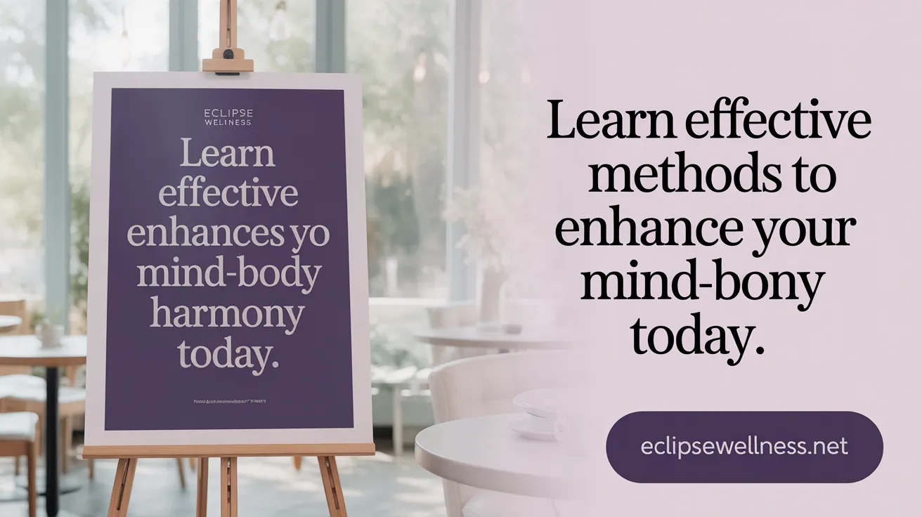 Learn effective methods to enhance your mind-body harmony today.