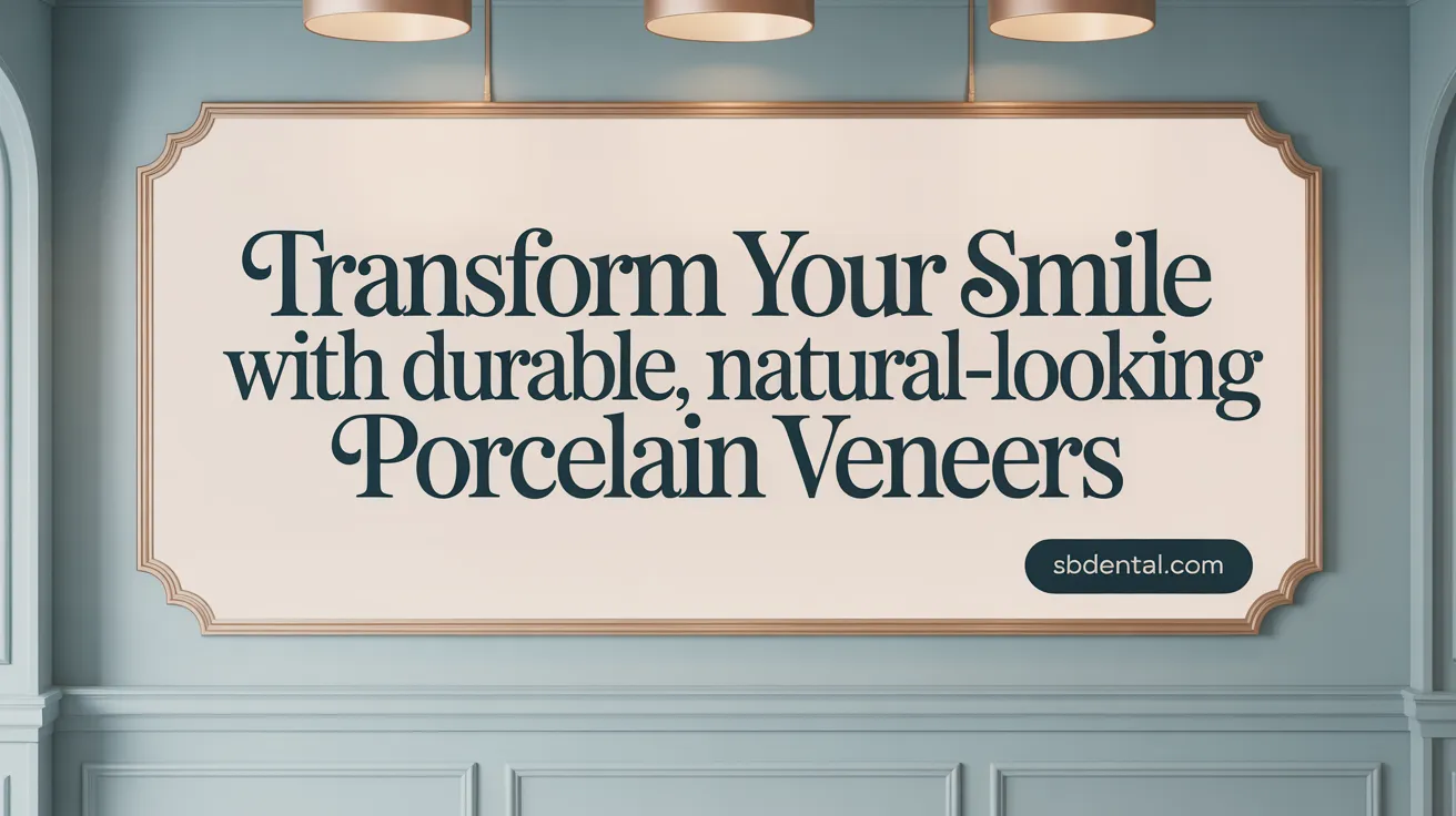 Transform Your Smile with Durable, Natural-Looking Porcelain Veneers