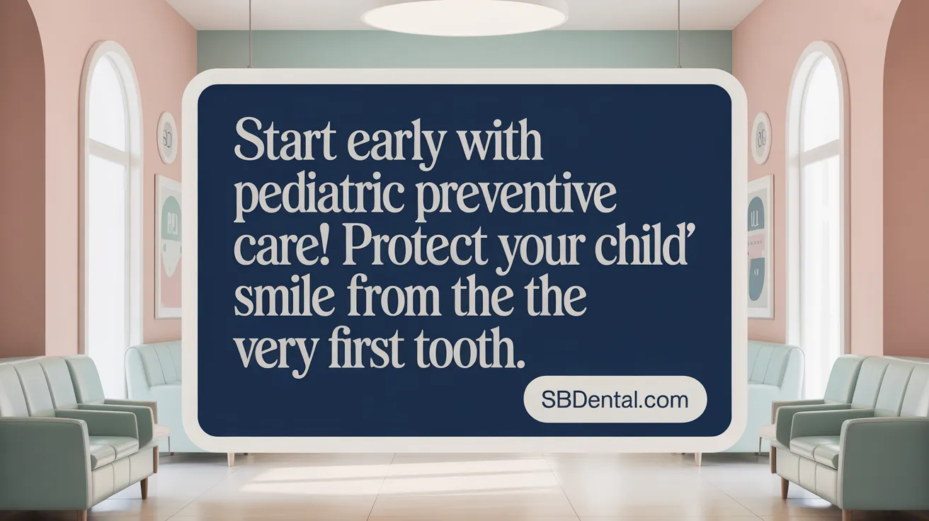 Start Early with Pediatric Preventive Care! Protect your child's smile from the very first tooth.