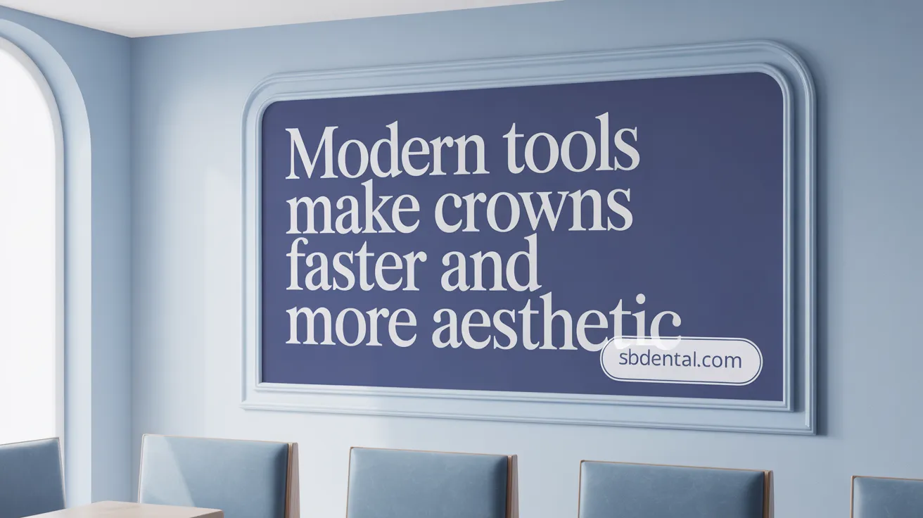 Modern Tools Make Crowns Faster and More Aesthetic