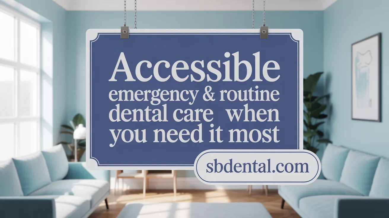 Accessible Emergency & Routine Dental Care When You Need It Most