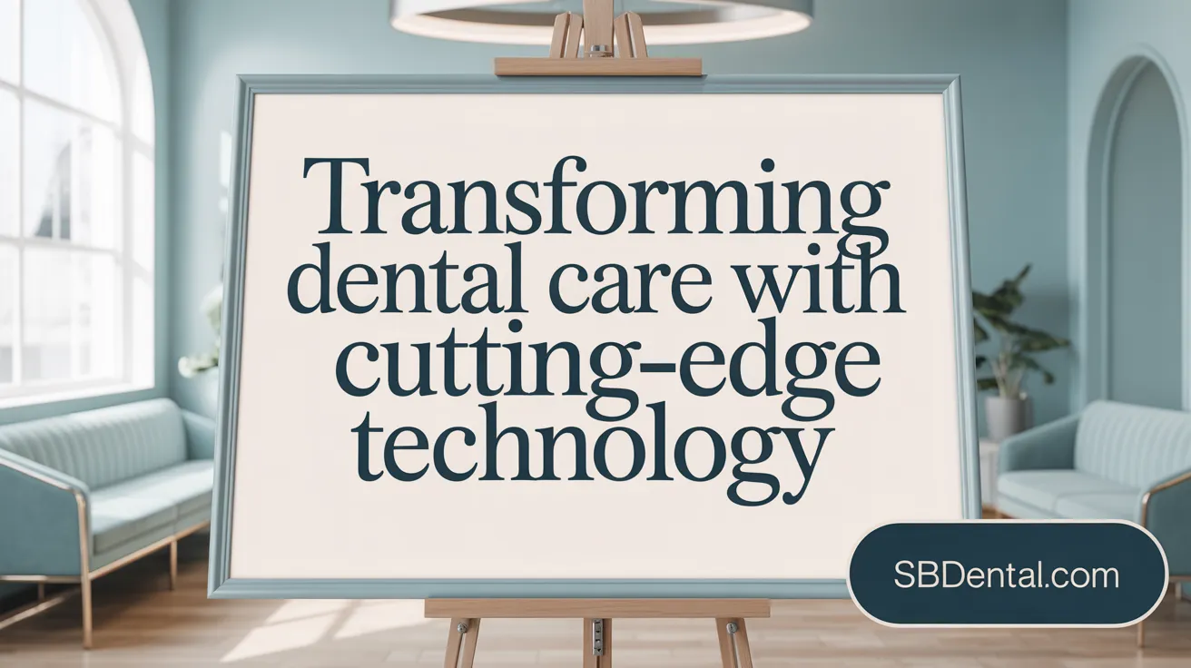 Transforming Dental Care with Cutting-Edge Technology