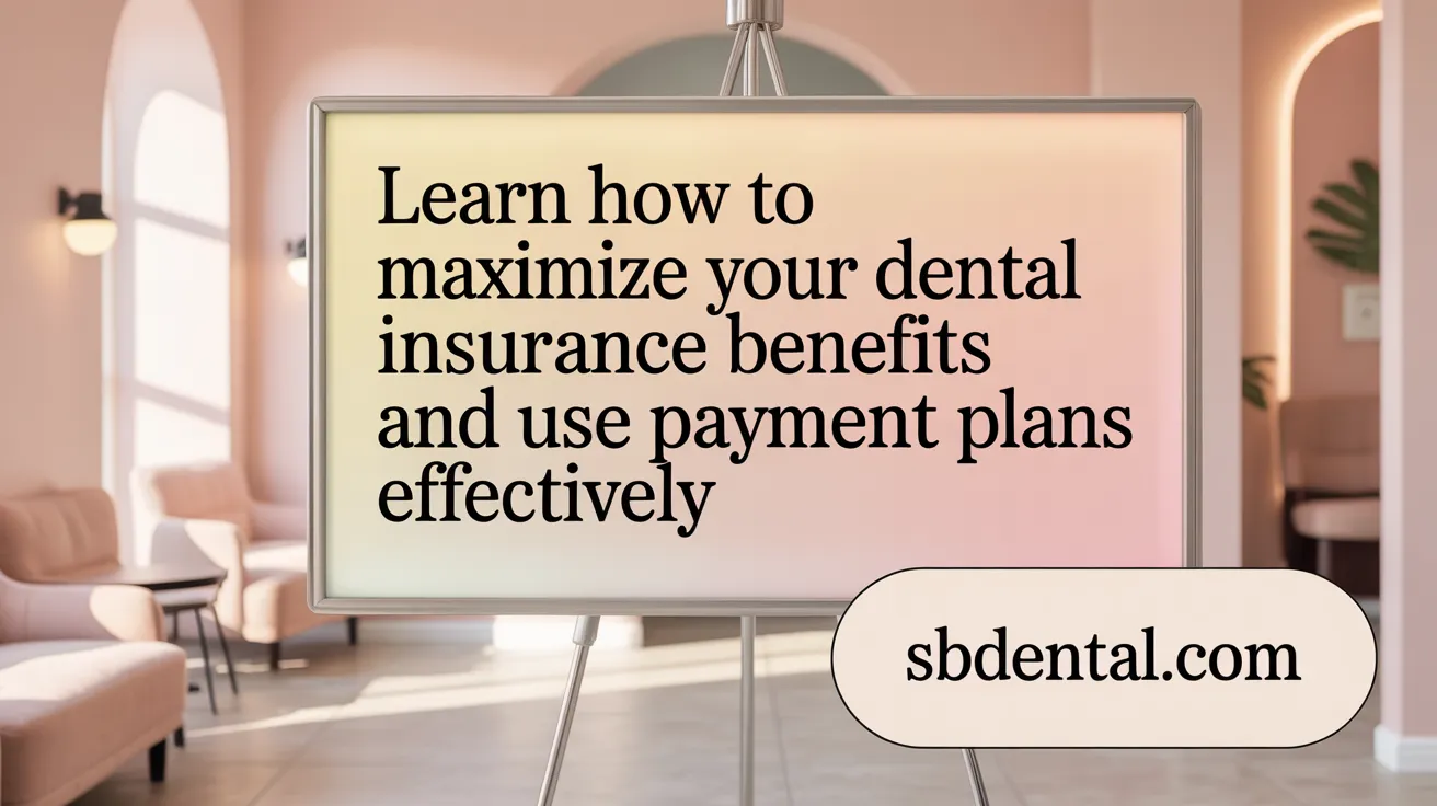 Learn How to Maximize Your Dental Insurance Benefits and Use Payment Plans Effectively